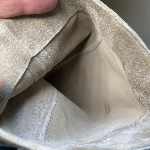 MANOLO BLAHNIK Suede Fringe Western Boots Heels - Picture 10 of 16